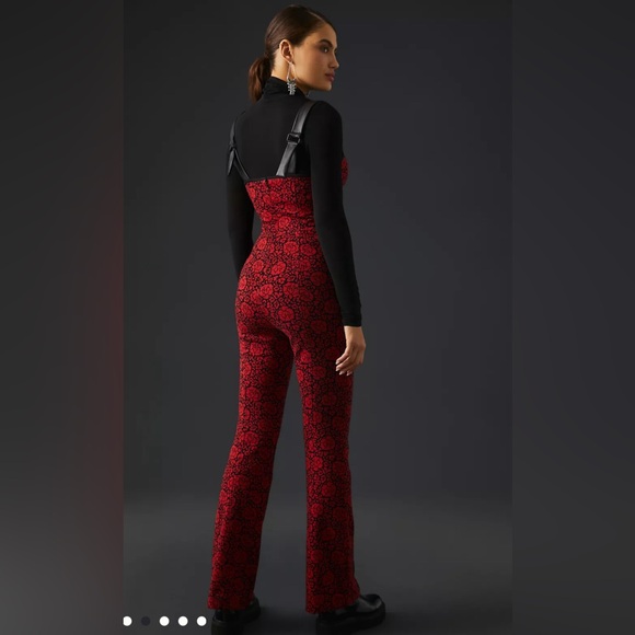 Anthropologie-Maeve Printed Sweetheart Jumpsuit - Picture 5 of 13